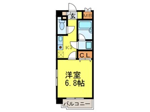 リ－ジェント大橋の物件間取画像